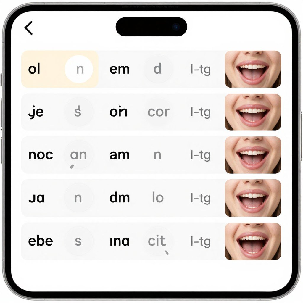 Sounds pronunciation app phonetic chart interface Sounds pronunciation app phonetic chart interface