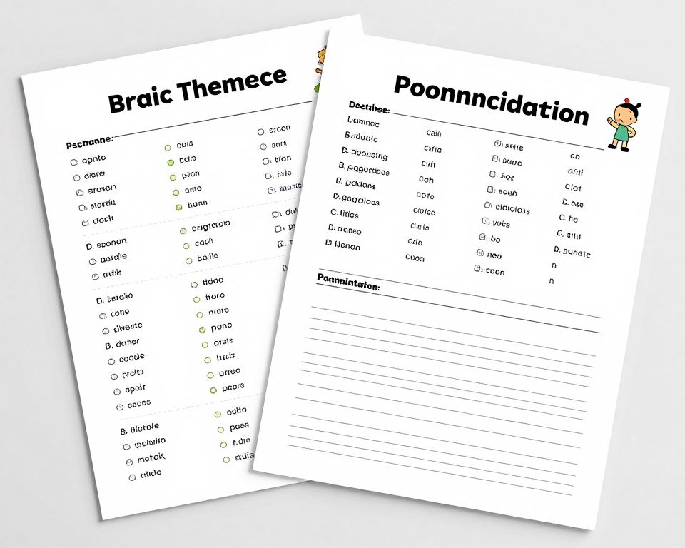 beginner English pronunciation practice materials