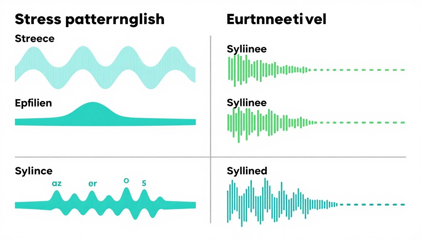 visual representation of English sentence stress patterns visual representation of English sentence stress patterns
