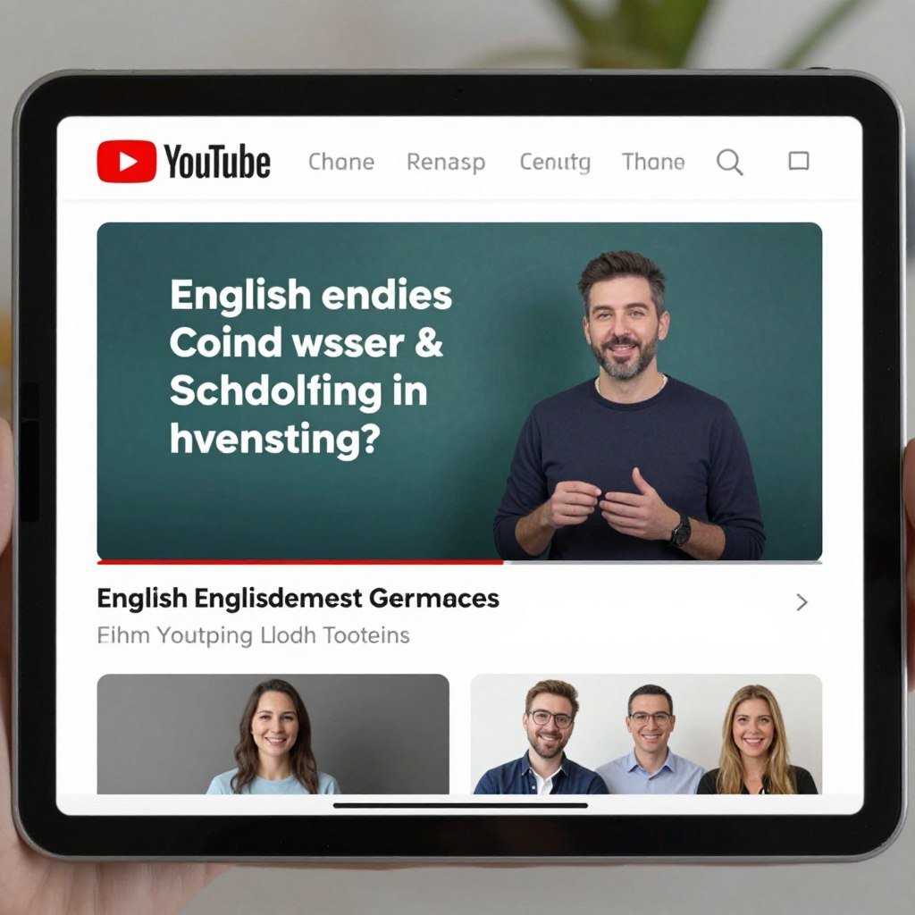 مقاطع يوتيوب تعليمية للمحادثة الإنجليزية